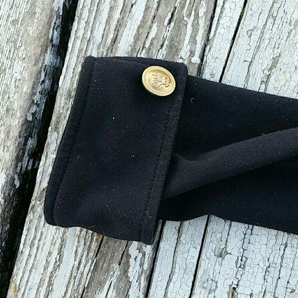 Timing brand black jacket with faux brass buttons - Picture 3 of 7